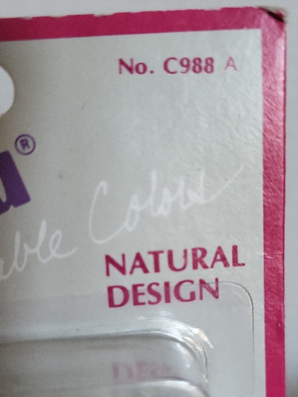 Wet N Wild Pink Press-On Nail Set - 80's Natural Design - Picture 5 of 8